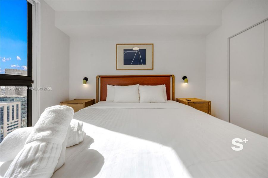 Furnished interior view inside a new home in , Miami (Image 20).