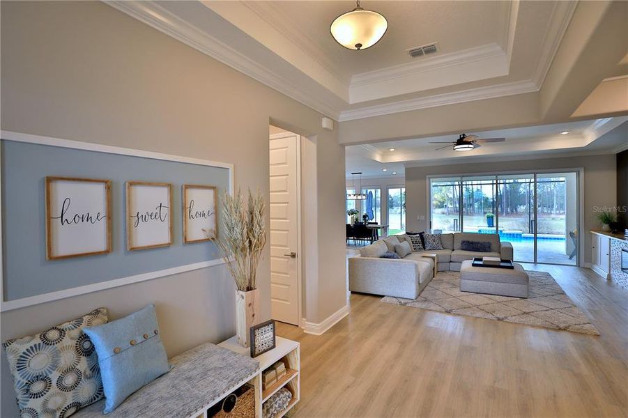 Furnished interior view inside a new home in , Ocala (Image 5).