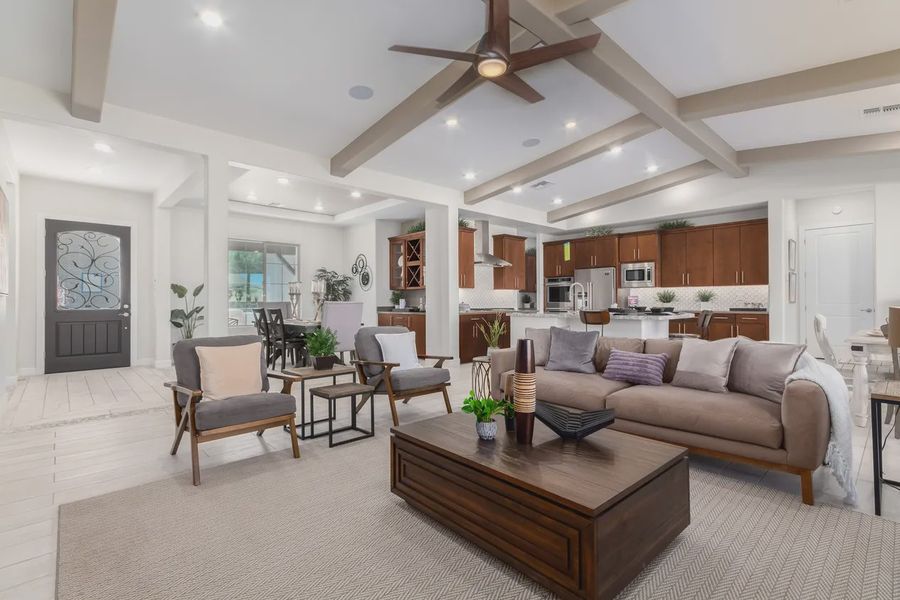 Furnished interior view inside a new home in Bellero Estates, Queen Creek (Image 9).