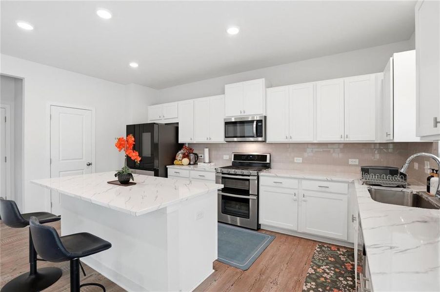 Furnished interior view inside a new home in Ellorie Estates, Dawsonville (Image 21).