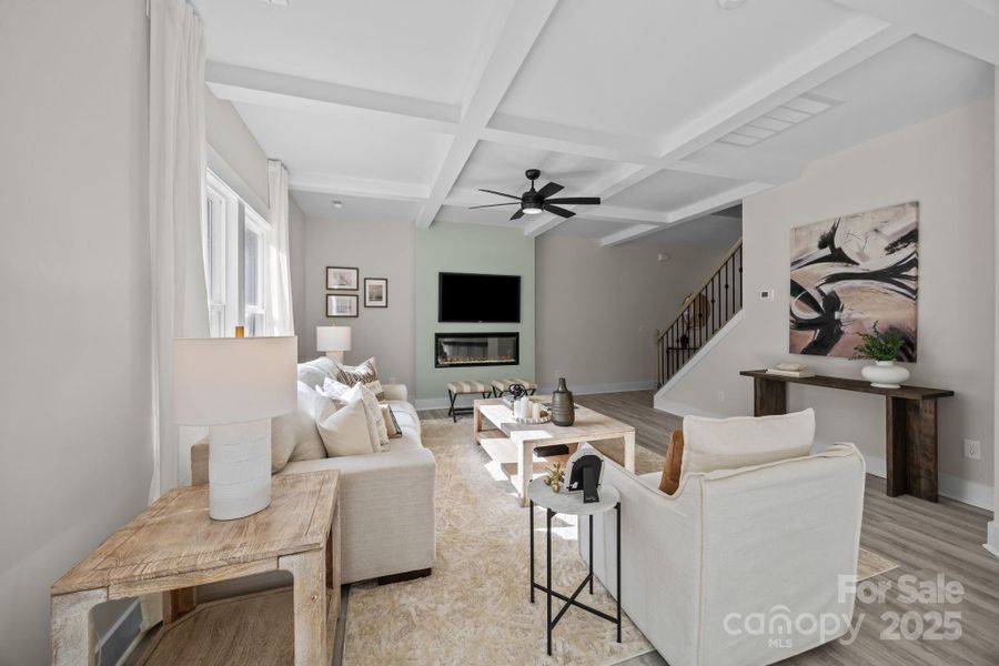 Furnished interior view inside a new home in , Gastonia (Image 18).