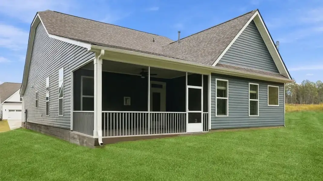 Exterior details and patio area of a home in Briargate, Fountain Inn (Image 4). Exterior details and patio area of a home in Briargate, Fountain Inn (Image 4).