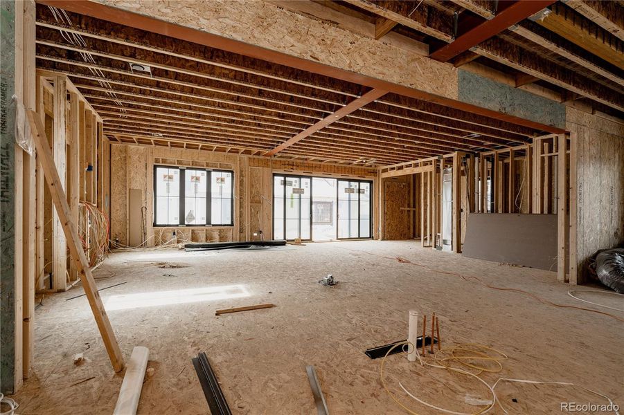 In-progress construction of a new home in , Denver, CO (Image 40).
