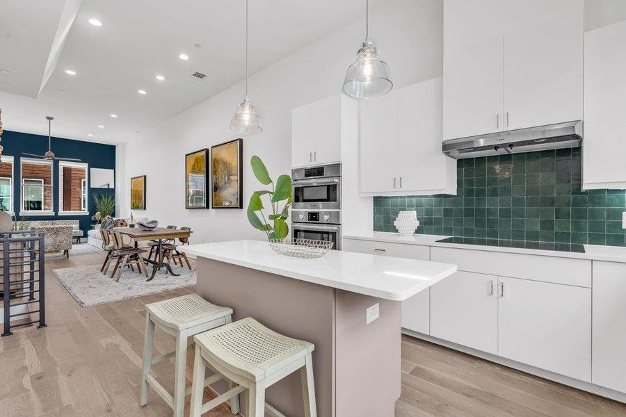 Furnished interior view inside a new home in Bluebonnet Lofts, Austin (Image 29).