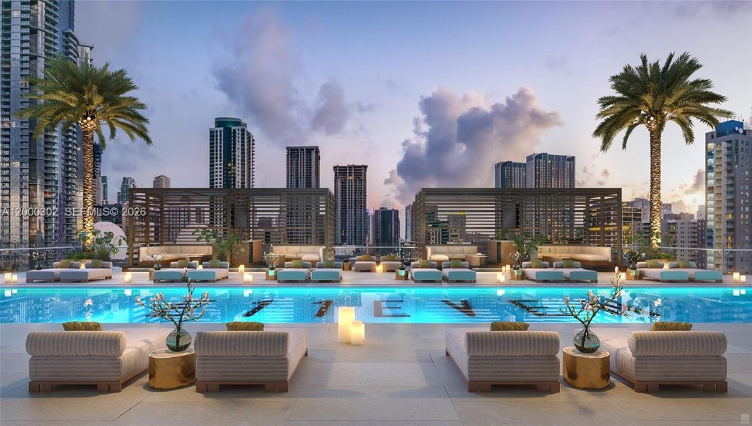 Condo located in Miami, FL showcasing its design and architecture (Image 3).