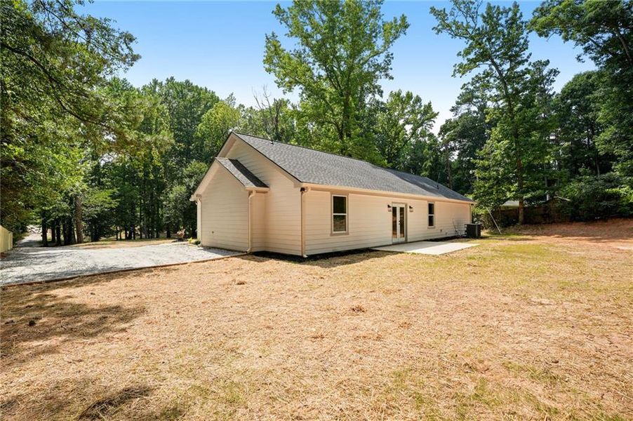 Exterior details and patio area of a home in , Loganville (Image 3). Exterior details and patio area of a home in , Loganville (Image 3).