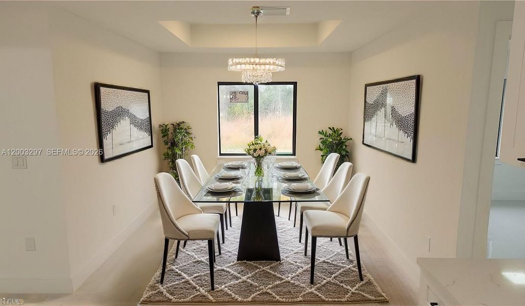 Furnished interior view inside a new home in , Lehigh Acres (Image 4).