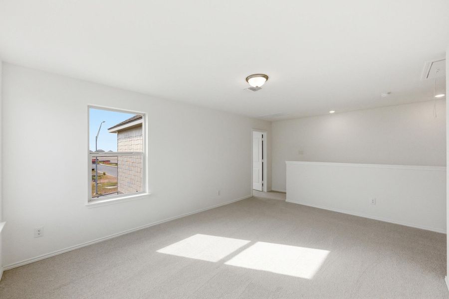 Spacious, unfurnished interior of a new home in Salerno - Heritage Collection, Round Rock (Image 23). Spacious, unfurnished interior of a new home in Salerno - Heritage Collection, Round Rock (Image 23).