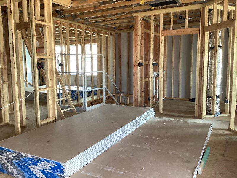 Spacious, unfurnished interior of a new home in The Cottages at Lariat, Liberty Hill (Image 10). Spacious, unfurnished interior of a new home in The Cottages at Lariat, Liberty Hill (Image 10).