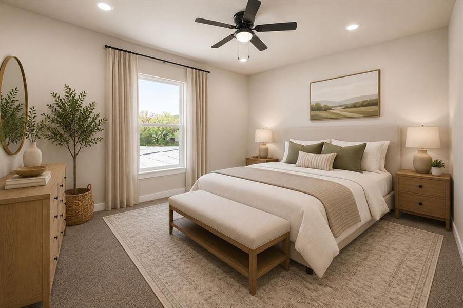 Furnished interior view inside a new home in , Bridgeport (Image 8).
