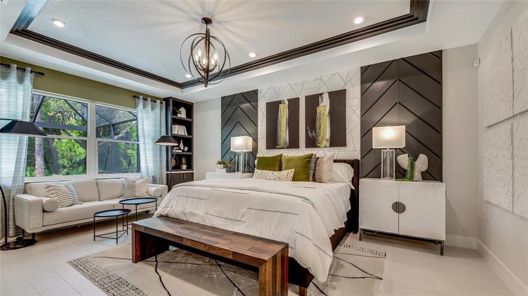 Furnished interior view inside a new home in Cresswind DeLand, Deland (Image 23).