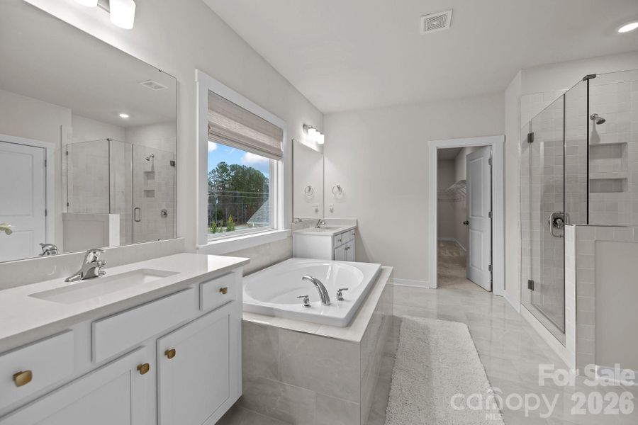 Furnished interior view inside a new home in , Mint Hill (Image 30).