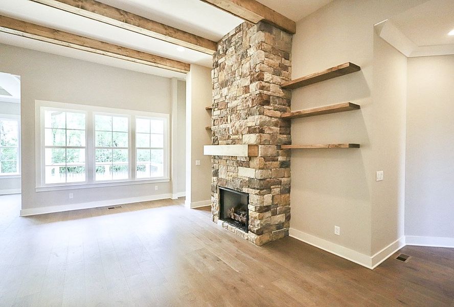 Spacious, unfurnished interior of a new home in Creekside, Cleveland (Image 20). Spacious, unfurnished interior of a new home in Creekside, Cleveland (Image 20).