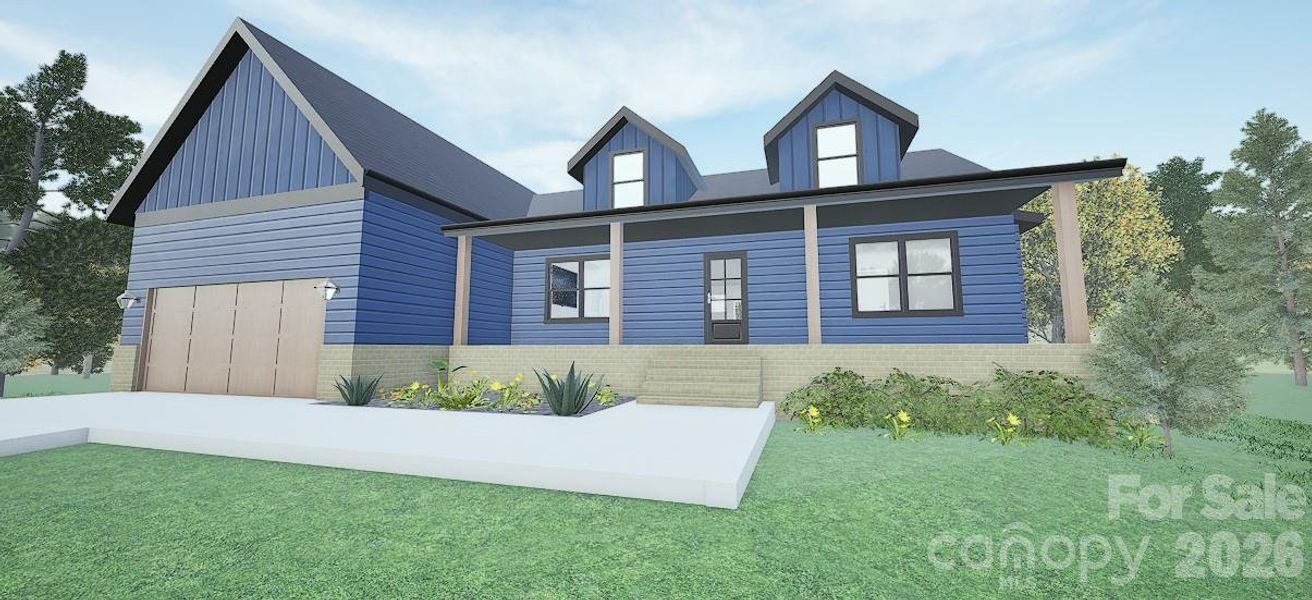 Exterior rendering of this home design in , Morganton, NC (Image 3).