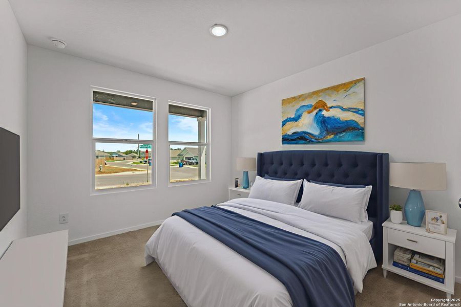 Furnished interior view inside a new home in Lodi Grove, Floresville (Image 6).