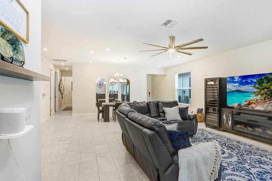 Furnished interior view inside a new home in Esplanade at Artisan Lakes, Palmetto (Image 16).