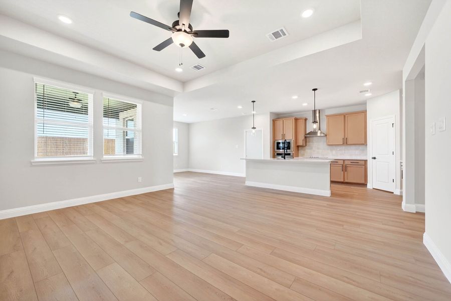 Representative unfurnished interior of a home built from the The Holly M by Davidson Homes LLC in Mercer Meadows, Royse City (Image 21).