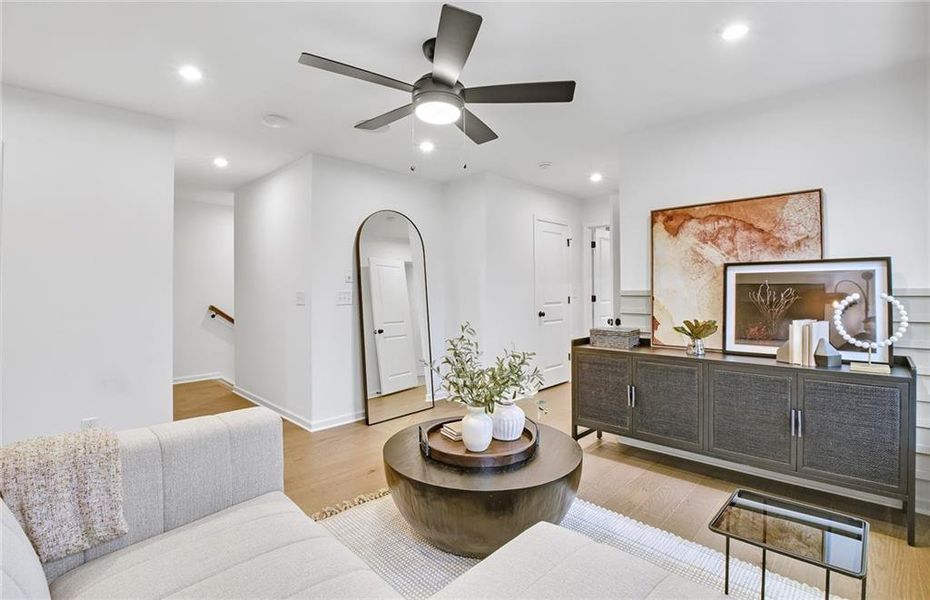 Furnished interior view inside a new home in Adler Springs, Powder Springs (Image 6).