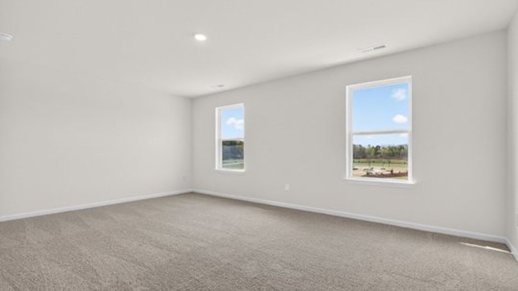 Spacious, unfurnished interior of a new home in The Reserve at Prestleigh, Wake Forest (Image 15). Spacious, unfurnished interior of a new home in The Reserve at Prestleigh, Wake Forest (Image 15).