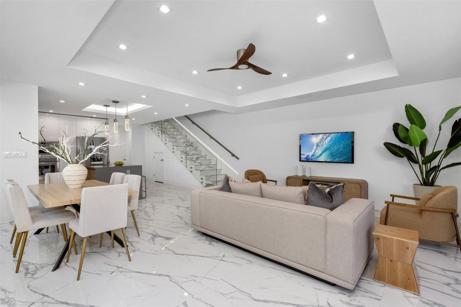 Furnished interior view inside a new home in , Fort Lauderdale (Image 14). Furnished interior view inside a new home in , Fort Lauderdale (Image 14).