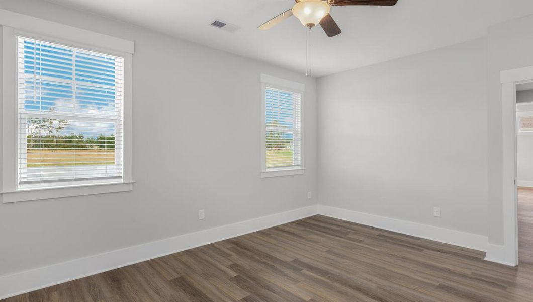 Representative unfurnished interior of a home built from the MADISON by D.R. Horton in The Grove at Blake Farm, Wilmington (Image 15). Representative unfurnished interior of a home built from the MADISON by D.R. Horton in The Grove at Blake Farm, Wilmington (Image 15).
