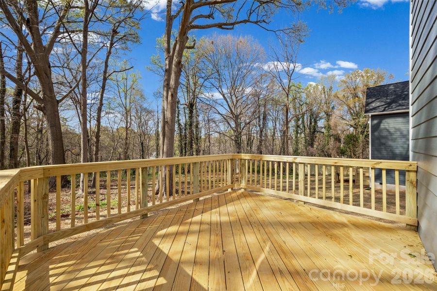Exterior details and patio area of a home in , Belmont (Image 18).