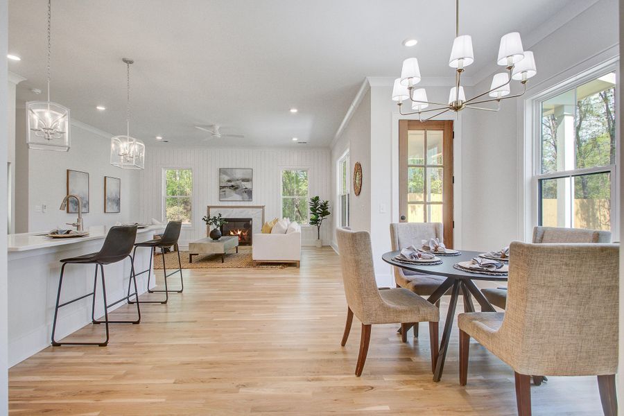 Furnished interior view inside a new home in , Mount Pleasant (Image 5).