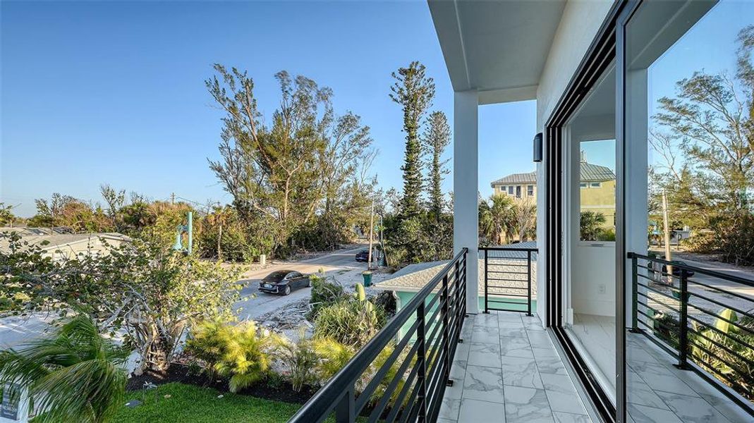 Exterior details and patio area of a home in , Englewood (Image 28).