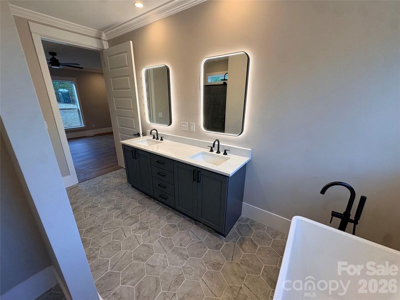 Furnished interior view inside a new home in , Morganton (Image 9).