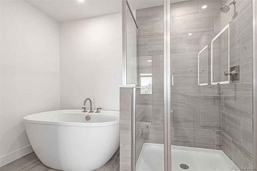 Furnished interior view inside a new home in Ascent at Inverness, Englewood (Image 9).