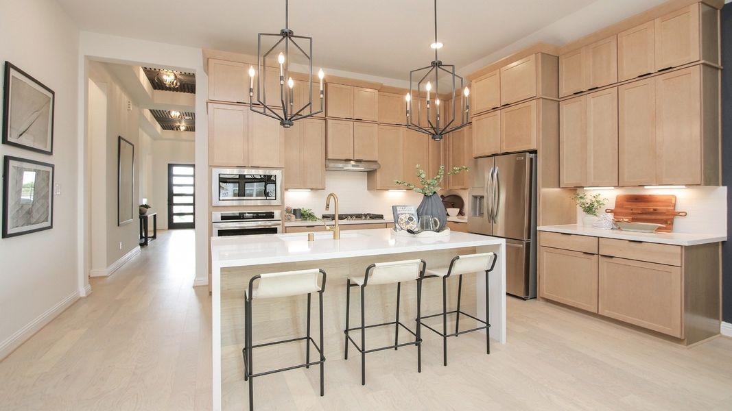 Representative furnished interior of a home built from the Willow by DRB Homes in Brookewater, Rosenberg (Image 4).