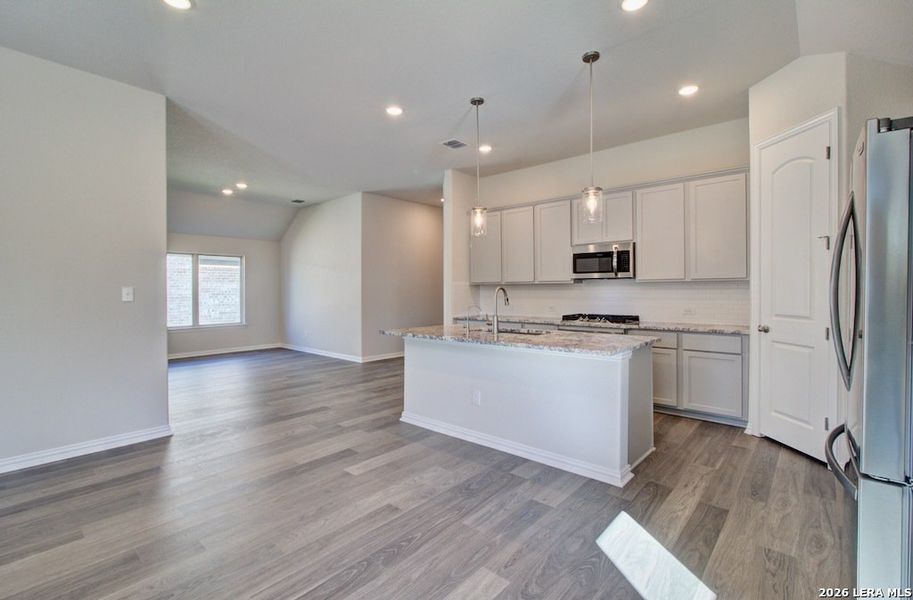 Furnished interior view inside a new home in Sunflower Ridge, New Braunfels (Image 7).