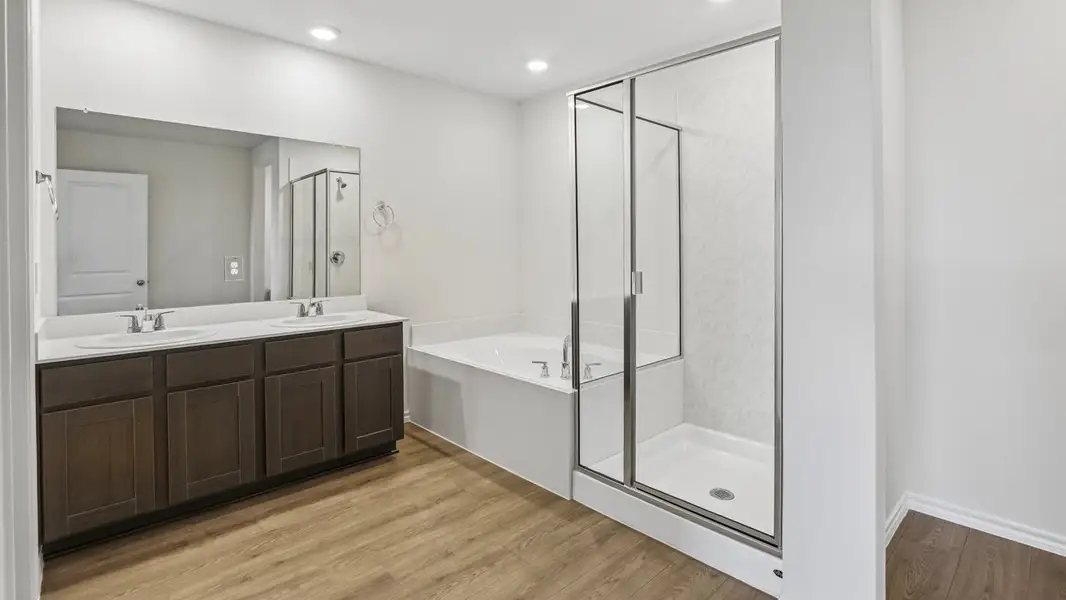 Furnished interior view inside a new home in Windrose, Pilot Point (Image 3).