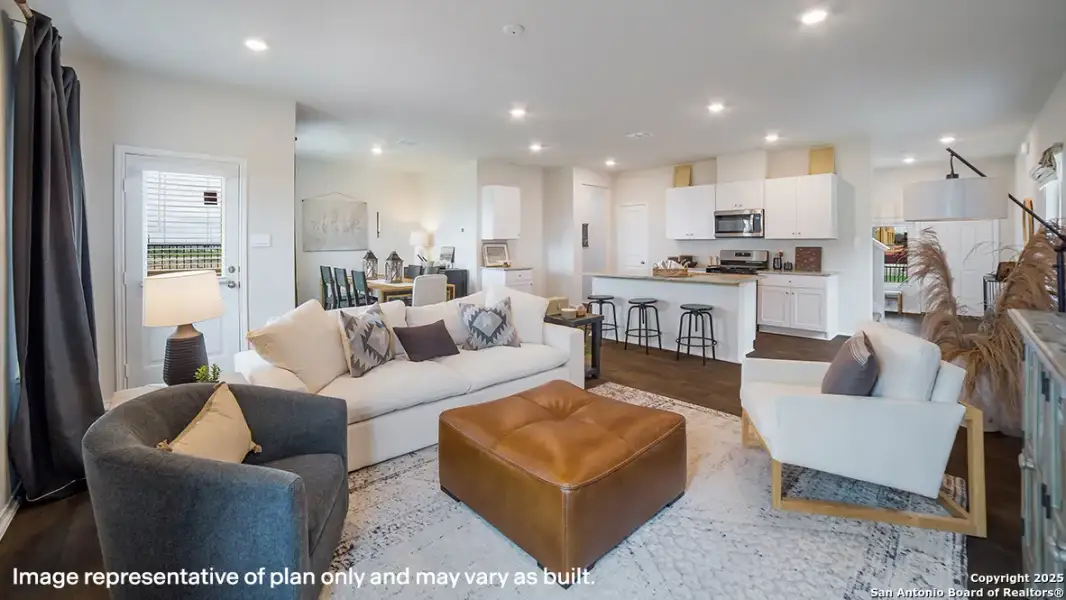 Furnished interior view inside a new home in , San Antonio (Image 12).