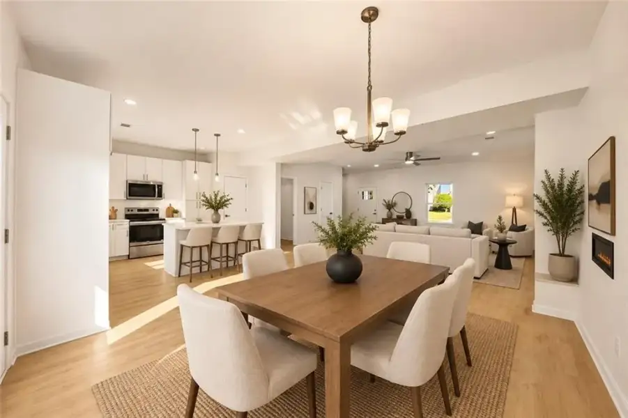 Furnished interior view inside a new home in , Stockbridge (Image 8). Furnished interior view inside a new home in , Stockbridge (Image 8).