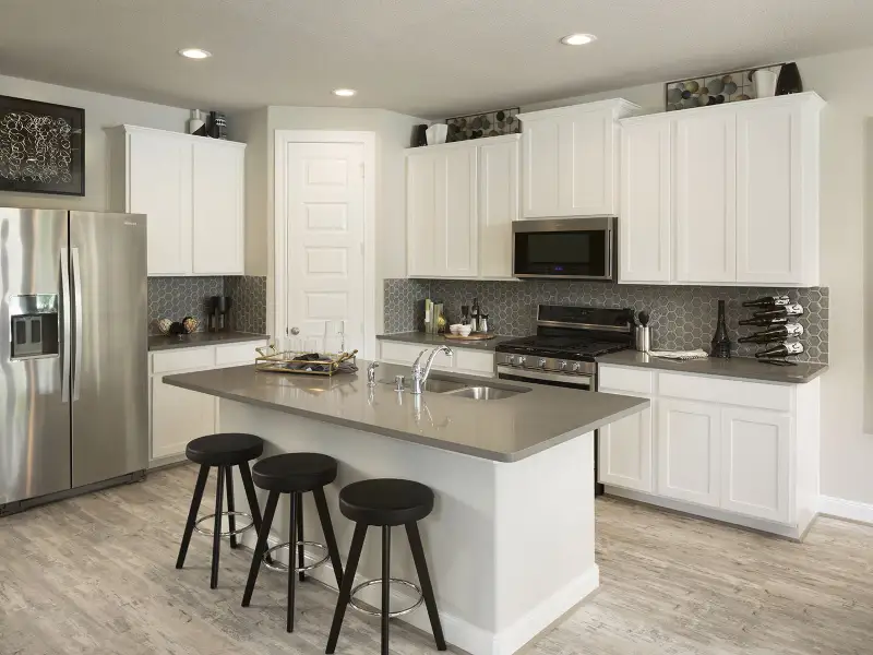 Furnished interior view inside a new home in Spring Brook Village - City Series, Houston (Image 3).