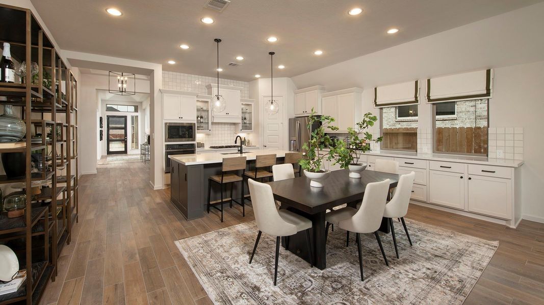 Furnished interior view inside a new home in Sienna, Missouri City (Image 6).