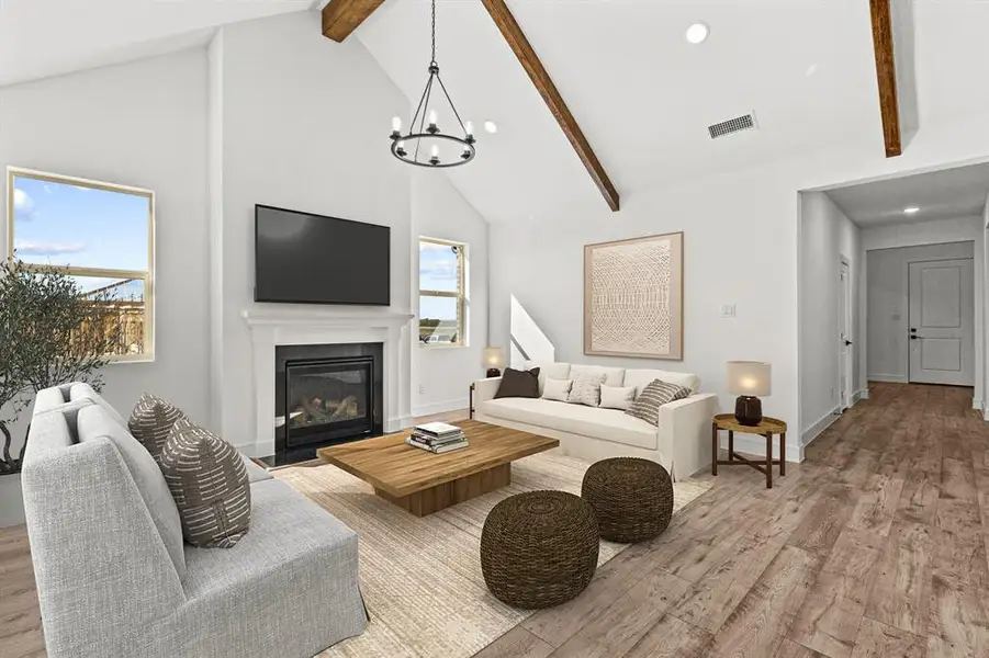 Furnished interior view inside a new home in Gateway Parks, Forney (Image 13).