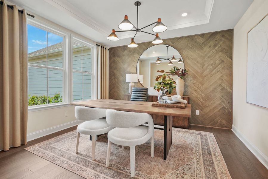 Representative furnished interior of a home built from the Stellar by Del Webb in Del Webb Carolina Ridge, Midland (Image 9).