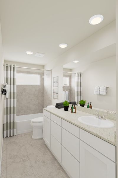 Representative furnished interior of a home built from the Lantana by Tri Pointe Homes in Mason Woods, Cypress (Image 15).