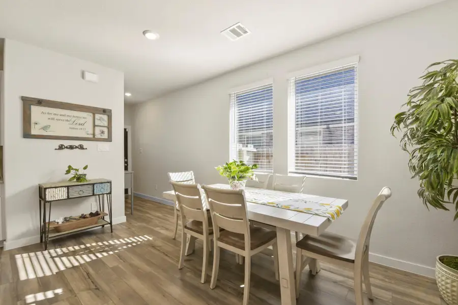 Furnished interior view inside a new home in Harper's Preserve - Traditional Series, Conroe (Image 6).