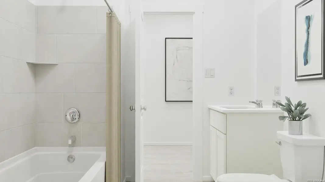 Furnished interior view inside a new home in Stone Garden, Elmendorf (Image 16).