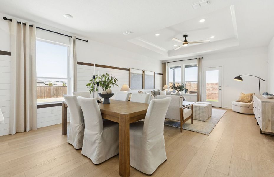 Representative furnished interior of a home built from the Emory by Pulte Homes in Whitewing Trails, Princeton (Image 10). Representative furnished interior of a home built from the Emory by Pulte Homes in Whitewing Trails, Princeton (Image 10).