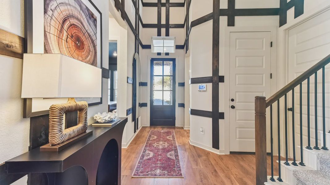 Representative furnished interior of a home built from the Peyton by Chesmar Homes in The Grove at Blackhawk, Pflugerville (Image 5).