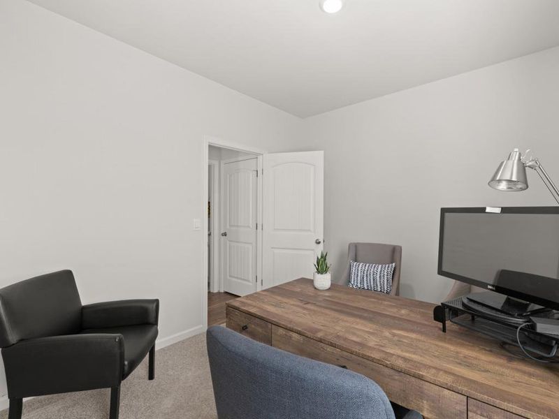 Furnished interior view inside a new home in Lost Creek, Dallas (Image 9).