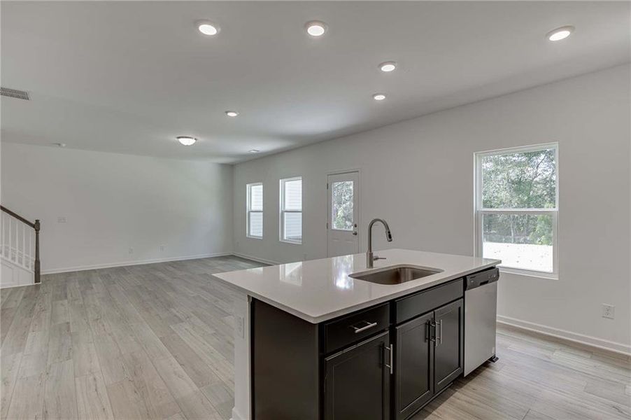 Furnished interior view inside a new home in Langston Reserve, Cartersville (Image 5).