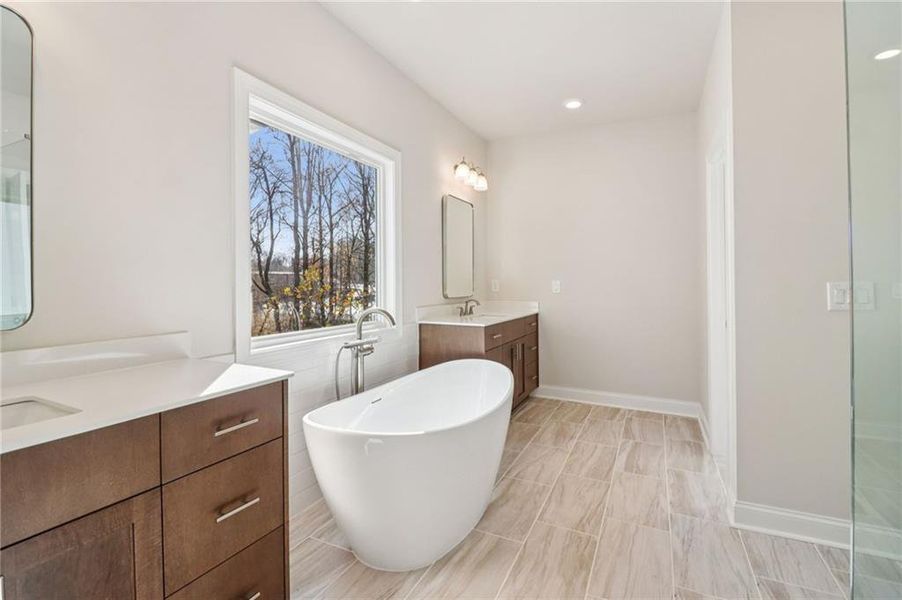 Furnished interior view inside a new home in Brackley Single Family, Cumming (Image 11). Furnished interior view inside a new home in Brackley Single Family, Cumming (Image 11).