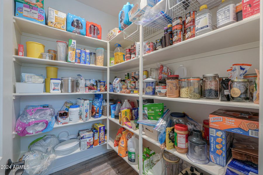 Large walk-in pantry