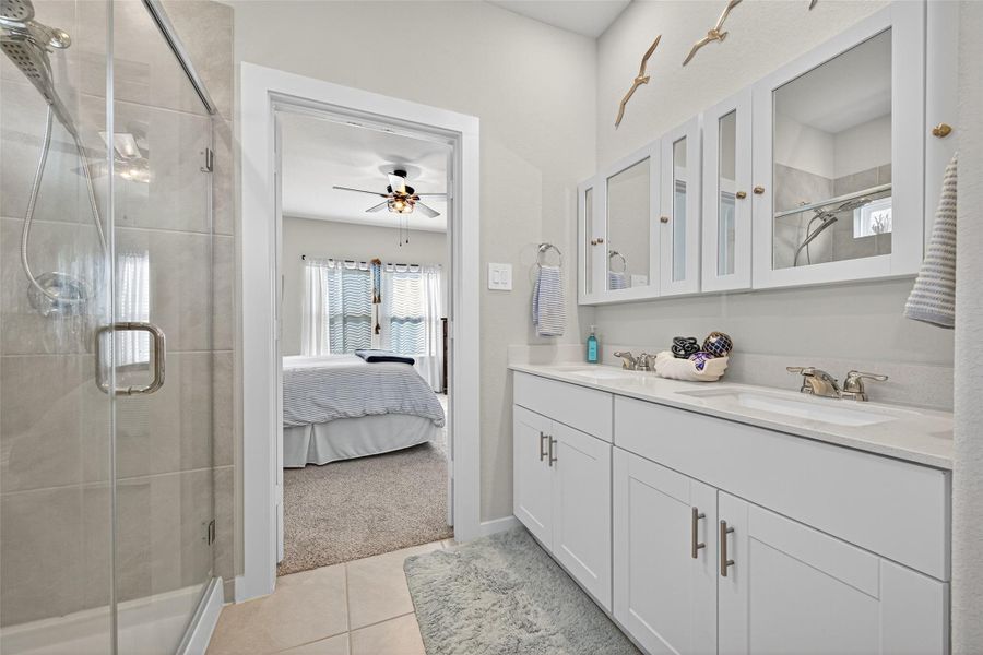 Furnished interior view inside a new home in Mavera, Conroe (Image 6). Furnished interior view inside a new home in Mavera, Conroe (Image 6).