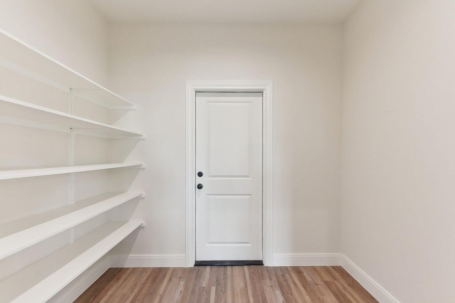 View of storage area